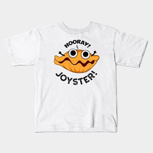 Joyster Funny Joyful Animal Oyster Pun Kids T-Shirt